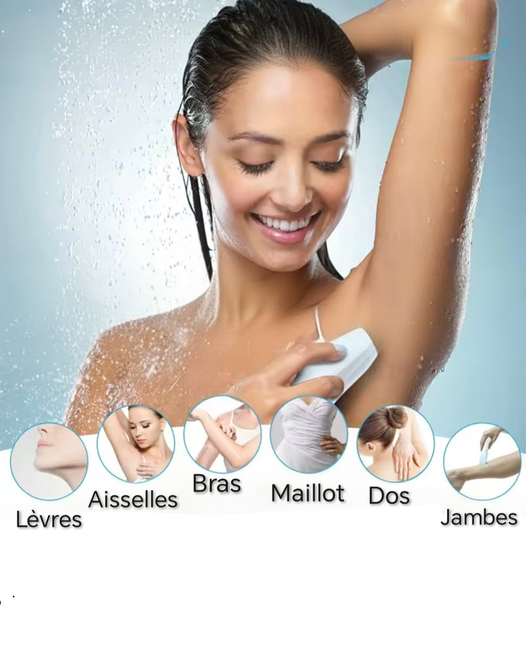 Épilateur 2 en 1 rechargeable Paradis Beauté™