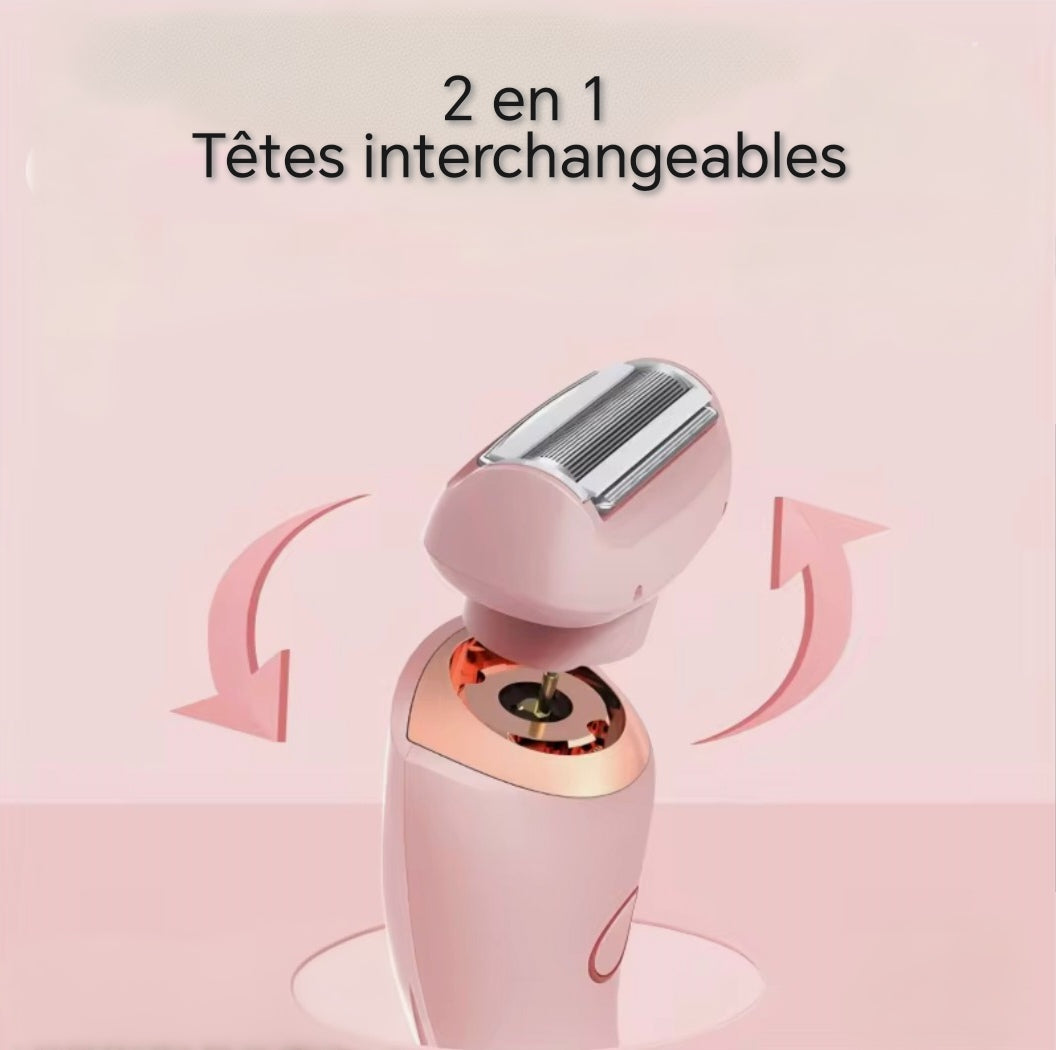 Épilateur 2 en 1 rechargeable Paradis Beauté™